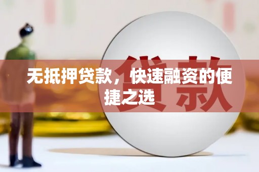 召陵无抵押贷款，快速融资的便捷之选