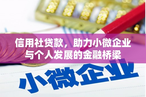 召陵信用社贷款，助力小微企业与个人发展的金融桥梁