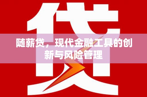 召陵随薪贷，现代金融工具的创新与风险管理