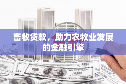 召陵畜牧贷款，助力农牧业发展的金融引擎