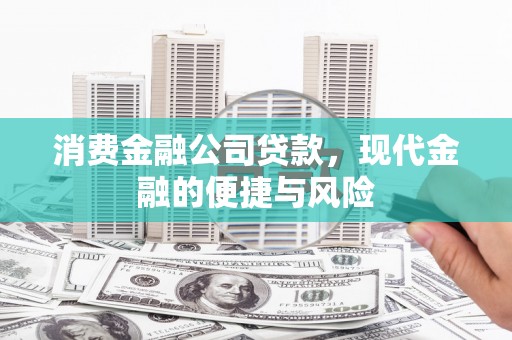 召陵消费金融公司贷款，现代金融的便捷与风险