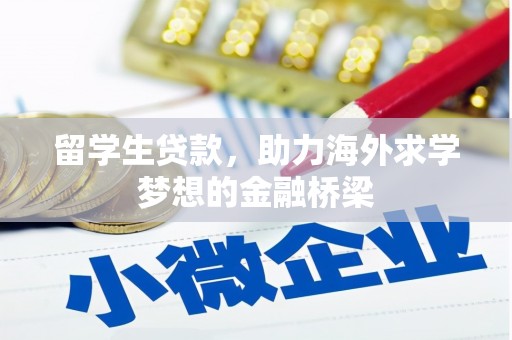 召陵留学生贷款，助力海外求学梦想的金融桥梁