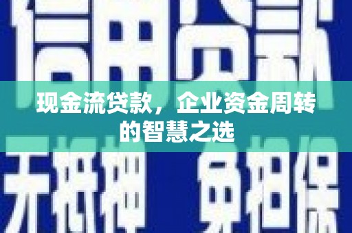 召陵现金流贷款，企业资金周转的智慧之选