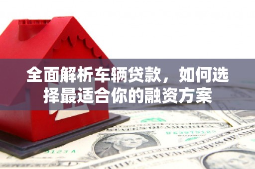 召陵全面解析车辆贷款，如何选择最适合你的融资方案