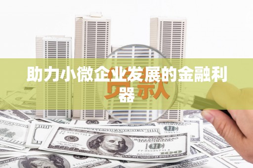 召陵助力小微企业发展的金融利器