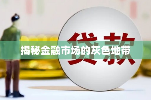 召陵揭秘金融市场的灰色地带