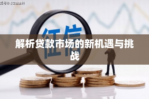 召陵解析贷款市场的新机遇与挑战